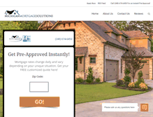 Tablet Screenshot of michiganmortgagesolutions.com